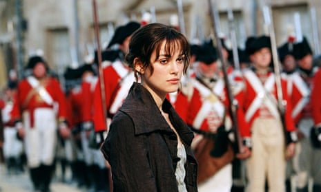 Keira Knightley as Elizabeth Bennet in Pride and Prejudice, from 2005