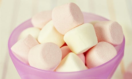 Bowl of marshmallows