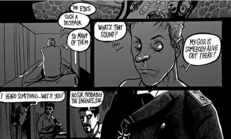 Detail from <em>Dead In The Water</em>, written by Ian Douglas and illustrated by Stjepan Mihaljevic