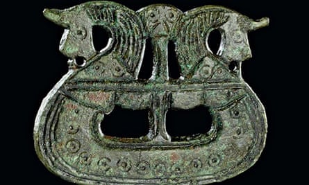 Brooch shaped like a ship, 800-1050