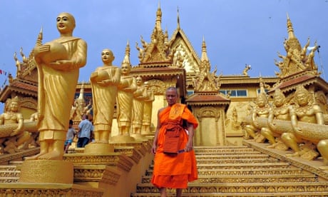 Heart of gold … a pagoda in Phnom Penh, Cambodia.