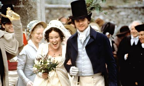 Jennifer Ehle as Elizabeth Bennet and Colin Firth as Mr Darcy in the BBC's 1995 adaptation of Pride 