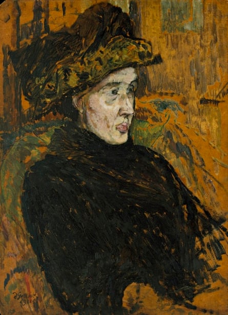 Painting of Virginia Woolf by Duncan Grant, 1911.