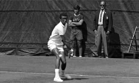 Ashe at the US Open in 1968.