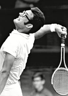 Graebner at Wimbledon in 1969