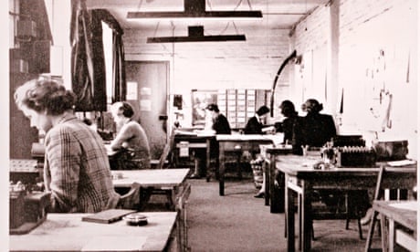 Wrens breaking German codes at Bletchley Park during the second world war. 