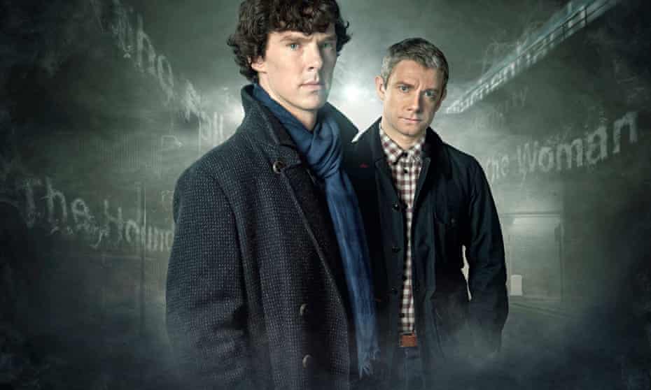Sherlock, starring Benedict Cumberbatch and Martin Freeman.