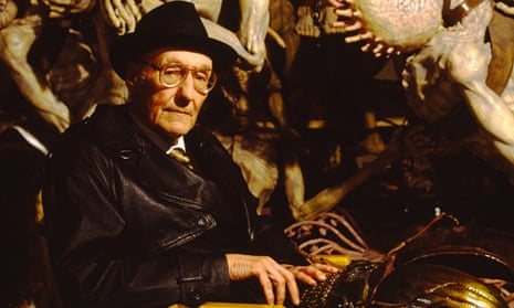 'Industrial-scale use of drugs' … William Burroughs on the set of David Cronenberg's film of Naked L