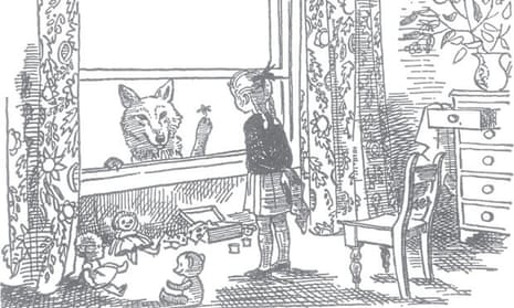 Detail from an illustration by Marjorie-Ann Watts for Clever Polly and the Stupid Wolf. 