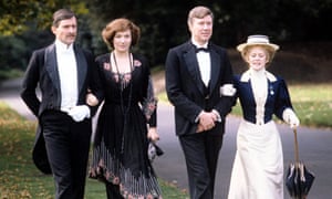 From left: Jeremy Brett, Susan Fleetwood, Robin Ellis and Vickery Turner in the 1981 TV adaptation o