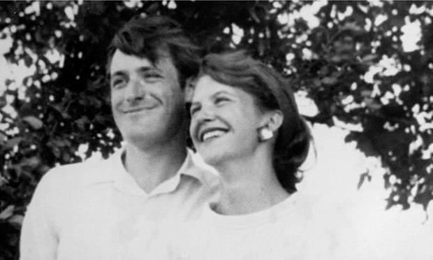 Ted Hughes and Sylvia Plath August 1956