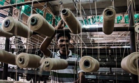 Indian Workerjute factory