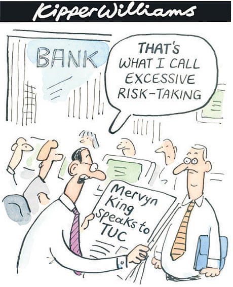 Risk Taker Cartoon