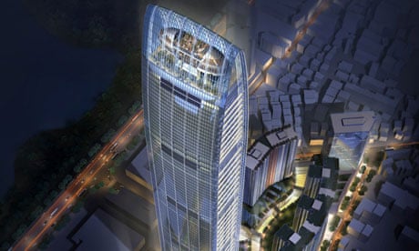Kingkey Finance Tower in Shenzen, China