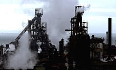Tata steel plant in Port Talbot, South Wales 