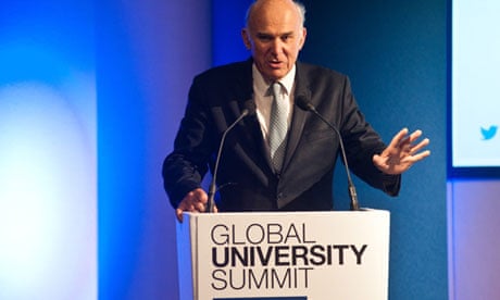 Vince Cable MP speaks at Global University Summit
