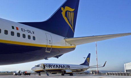 Ryanair planes at Marseille-Marignane airport
