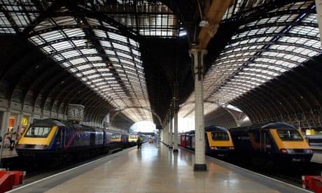 First Great Western trains at Paddington station