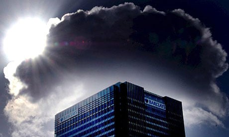 Barclays Bank under a cloud