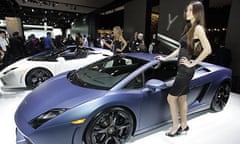 Lamborghini at the Detroit motor show