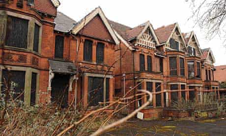 derelict houses in Anderton Park Road