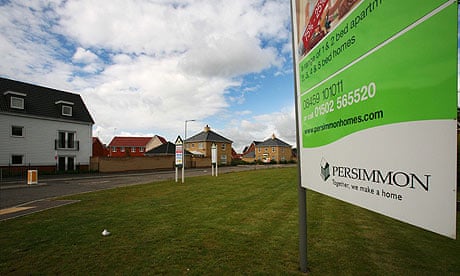 Persimmon Homes development in Diss, Norfolk