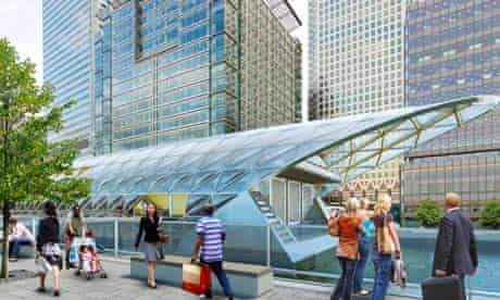 Crossrail station, Canary Wharf, artist's impression