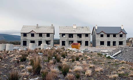 A newbuilt ghost town in County Leitrim left by the collapse of the property bubble in Ireland