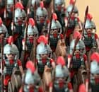 Playmobil toy Romans at the Exhibition of Roman Remains in Haltern, Germany