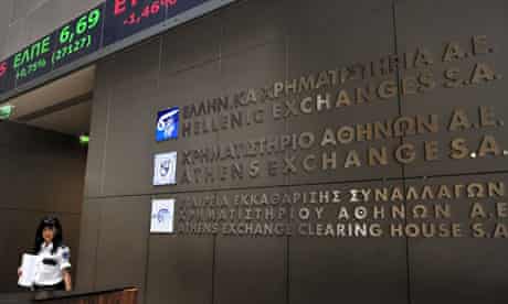 Greek stock exchange, Athens