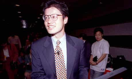 Jerry Yang, one of Yahoo's founders, pictured in 1998