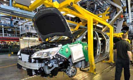 A view of the Vauxhall Astra production line at the Vauxhall Motors factory in Ellesmere Port