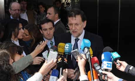 Mariano Rajoy and Royals Visit King Juan Carlos