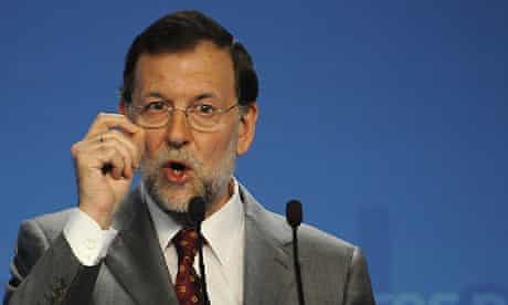 Spanish prime minister Mariano Rajoy
