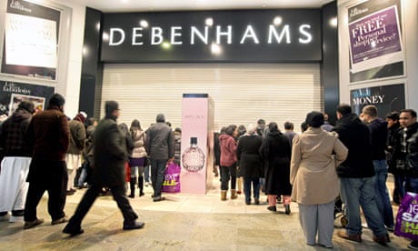 Boxing Day sales at Debenhams