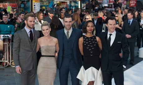 Cast of Star Trek Into Darkness at The Empire cinema in Leicester Square, May 2013