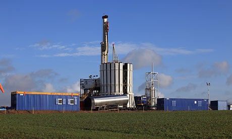 Cuadrilla drilling rig explores Bowland shale