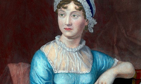 jane austen blue dress portrait Jane Austen Watercolor Painting