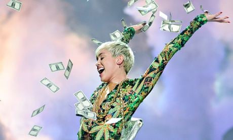 Miley Cyrus in concert in New Orleans