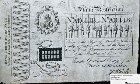 Bank of England releases letters from prisoners convicted of forging notes | Bank of England | The Guardian Bank of England releases letters from prisoners convicted of forging notes | Bank of England | The Guardian