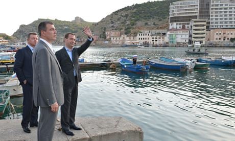 PM Medvedev visits Balaklava, Crimea