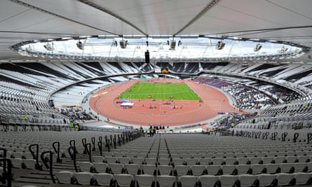 Olympic Stadium Costs Soar To More Than 600m After Roof Complications Olympic Stadium The Guardian