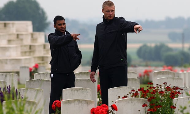 2009 England Ashes squad visit British war graves