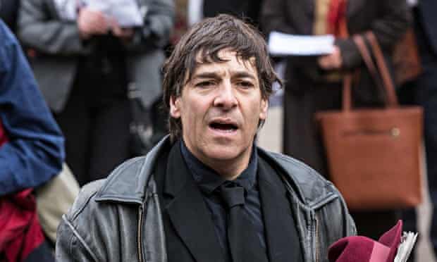 Comedian Mark Steel supported Hove Park school’s fight against academy status. 