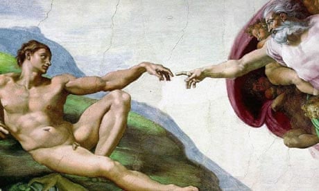 Michaelangelo's creation of Adam