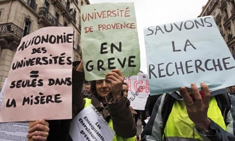 University strikes in France