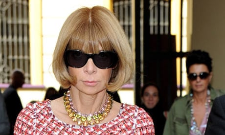 Anna Wintour, Vogue editor, leads the way in celebrity sunglass-wearing