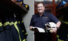 Senior firefighter Dan Tasker