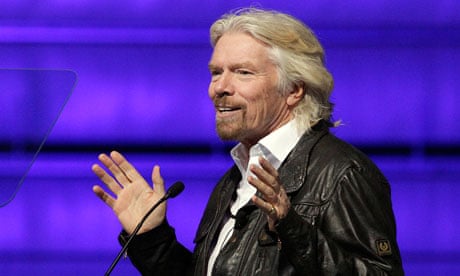 Richard Branson making a speech