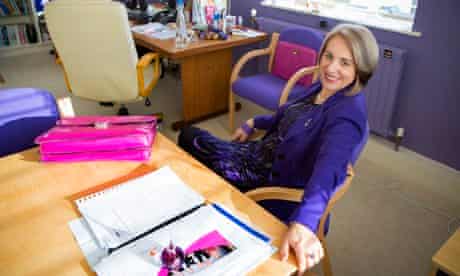 Joy Carter, vice-chancellor of Winchester University, in her office